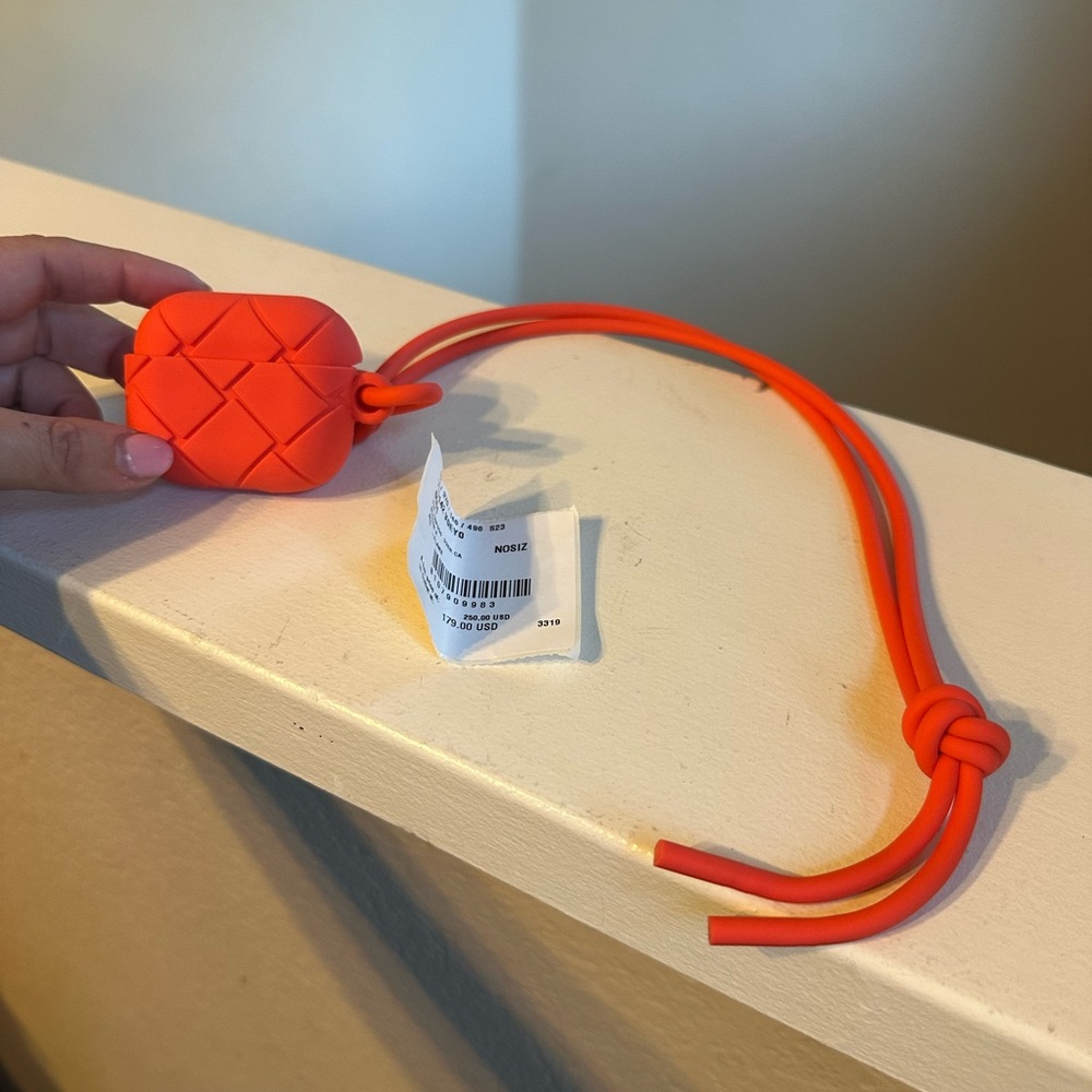 Bottega Veneta red 3rd generation AirPods case